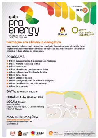 Formação sobre Eficiência Energética para PME’s em Alenquer