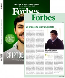 A OesteSustentável “ao serviço da sustentabilidade” na Forbes Portugal edição Abril 2021.