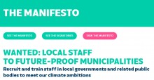 OesteSustentável assina manifesto para a contratação de recursos humanos ao nível municipal para a transição climática